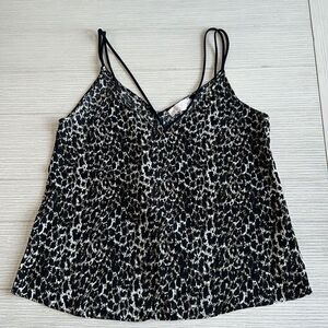 Eight Sixty Animal Leopard Strappy‎ Print Camisole Top Size Small